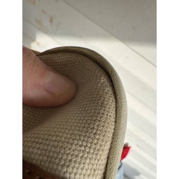 Coach Martie Q270 Rare Natural Tan Canvas And Leather Shoes Women’s 5M Preowned - Picture 6 of 13